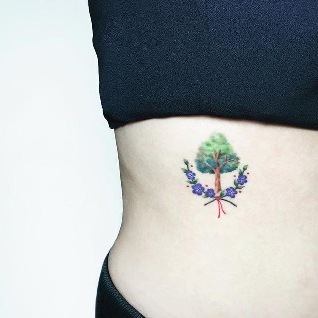 tatuaggio albero  71